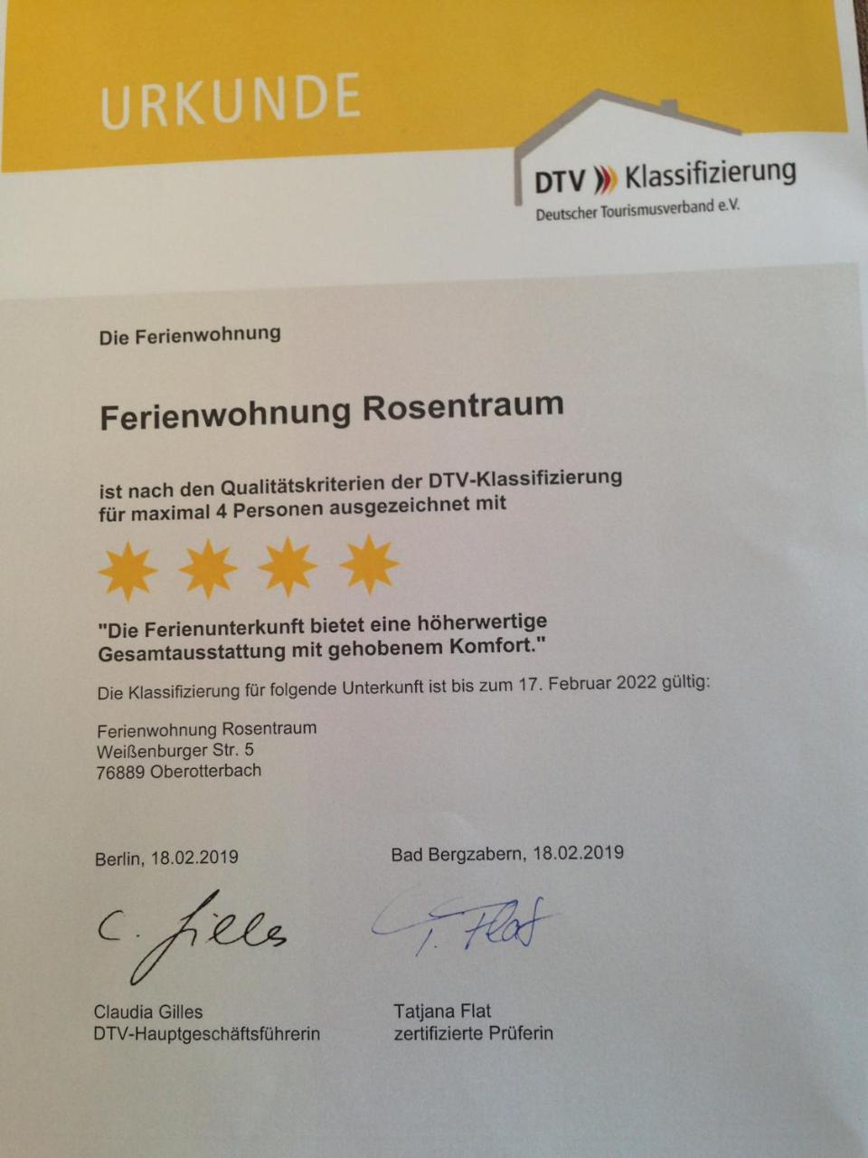 Ferienwohnung Rosentraum Oberotterbach 外观 照片
